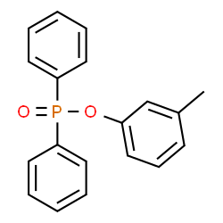 ChemSpider 2D Image | 3-Methylphenyl diphenylphosphinate | C19H17O2P