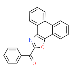 ChemSpider 2D Image | Phenanthro[9,10-d][1,3]oxazol-2-yl(phenyl)methanone | C22H13NO2