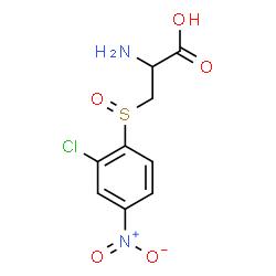 ChemSpider 2D Image | 3-[(2-Chloro-4-nitrophenyl)sulfinyl]alanine | C9H9ClN2O5S