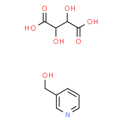 ChemSpider 2D Image | Nicotinyl alcohol tartrate (JAN) | C10H13NO7