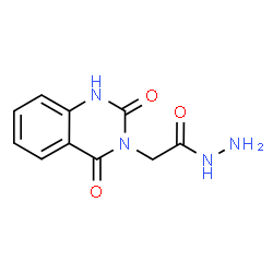 ChemSpider 2D Image | 2-(2,4-Dioxo-1,2-dihydroquinazolin-3(4H)-yl)acetohydrazide | C10H10N4O3