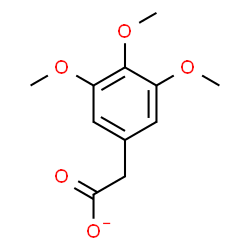 ChemSpider 2D Image | (3,4,5-Trimethoxyphenyl)acetate | C11H13O5
