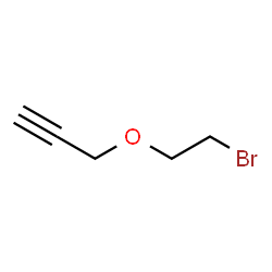 ChemSpider 2D Image | 3-(2-Bromoethoxy)-1-propyne | C5H7BrO