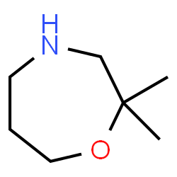 ChemSpider 2D Image | 2,2-Dimethyl-1,4-oxazepane | C7H15NO