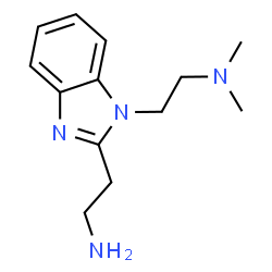ChemSpider 2D Image | 2-[2-(2-Aminoethyl)-1H-benzimidazol-1-yl]-N,N-dimethylethanamine | C13H20N4