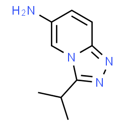 ChemSpider 2D Image | 3-Isopropyl[1,2,4]triazolo[4,3-a]pyridin-6-amine | C9H12N4