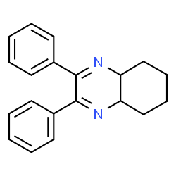 ChemSpider 2D Image | 2,3-Diphenyl-4a,5,6,7,8,8a-hexahydroquinoxaline | C20H20N2