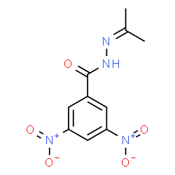 ChemSpider 2D Image | N'-Isopropylidene-3,5-dinitrobenzohydrazide | C10H10N4O5