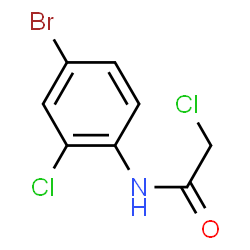 ChemSpider 2D Image | 4'-BROMO-2,2'-CHLOROACETANILIDE | C8H6BrCl2NO