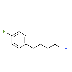ChemSpider 2D Image | 4-(3,4-Difluorophenyl)-1-butanamine | C10H13F2N