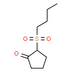 ChemSpider 2D Image | 2-(Butylsulfonyl)cyclopentanone | C9H16O3S