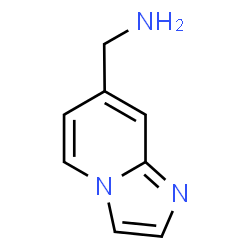 ChemSpider 2D Image | imidazo[1,2-a]pyridin-7-ylmethanamine | C8H9N3