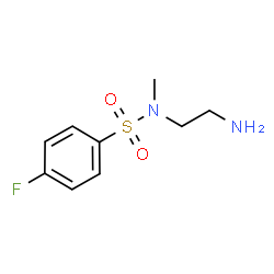 ChemSpider 2D Image | N-(2-Aminoethyl)-4-fluoro-N-methylbenzenesulfonamide | C9H13FN2O2S