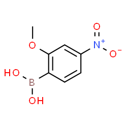 ChemSpider 2D Image | (2-Methoxy-4-nitrophenyl)boronic acid | C7H8BNO5