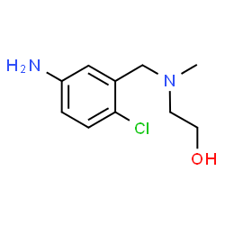 ChemSpider 2D Image | 2-[(5-Amino-2-chlorobenzyl)(methyl)amino]ethanol | C10H15ClN2O
