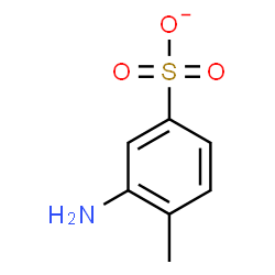 ChemSpider 2D Image | 3-Amino-4-methylbenzenesulfonate | C7H8NO3S