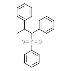 ChemSpider 2D Image | 1,1'-[1-(Phenylsulfonyl)-1,2-propanediyl]dibenzene | C21H20O2S