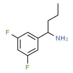 ChemSpider 2D Image | 1-(3,5-Difluorophenyl)-1-butanamine | C10H13F2N