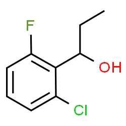 ChemSpider 2D Image | 1-(2-Chloro-6-fluorophenyl)-1-propanol | C9H10ClFO