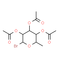 ChemSpider 2D Image | 2,3,4-Tri-O-acetyl-6-deoxyhexopyranosyl bromide | C12H17BrO7