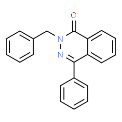 ChemSpider 2D Image | 2-Benzyl-4-phenyl-1(2H)-phthalazinone | C21H16N2O