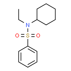 ChemSpider 2D Image | N-Cyclohexyl-N-ethylbenzenesulfonamide | C14H21NO2S