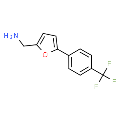 ChemSpider 2D Image | 1-{5-[4-(Trifluoromethyl)phenyl]-2-furyl}methanamine | C12H10F3NO