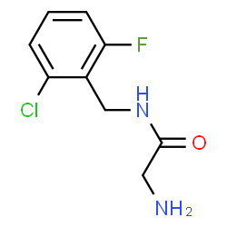 ChemSpider 2D Image | N-(2-Chloro-6-fluorobenzyl)glycinamide | C9H10ClFN2O