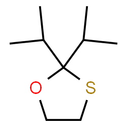 ChemSpider 2D Image | 2,2-Diisopropyl-1,3-oxathiolane | C9H18OS