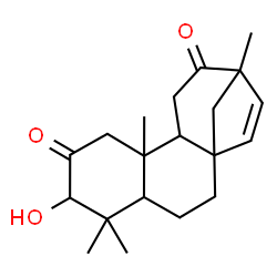 ChemSpider 2D Image | 3-Hydroxybeyer-15-ene-2,12-dione | C20H28O3