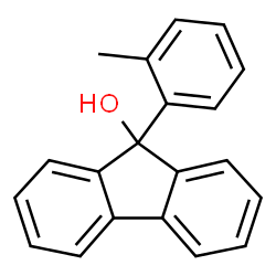 ChemSpider 2D Image | 9-(2-Methylphenyl)-9H-fluoren-9-ol | C20H16O
