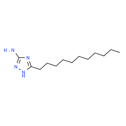 ChemSpider 2D Image | 5-Undecyl-1H-1,2,4-triazol-3-amine | C13H26N4