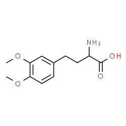 ChemSpider 2D Image | 2-Amino-4-(3,4-dimethoxyphenyl)butanoic acid | C12H17NO4