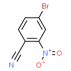 ChemSpider 2D Image | 4-Bromo-2-nitrobenzonitrile | C7H3BrN2O2