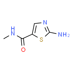 ChemSpider 2D Image | 2-Amino-N-methylthiazole-5-carboxamide | C5H7N3OS