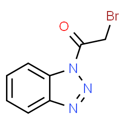 ChemSpider 2D Image | 1-(1H-Benzotriazol-1-yl)-2-bromoethanone | C8H6BrN3O