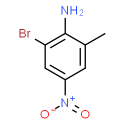 ChemSpider 2D Image | 2-Bromo-6-methyl-4-nitroaniline | C7H7BrN2O2