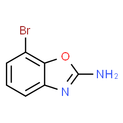 ChemSpider 2D Image | 7-Bromobenzo[d]oxazol-2-amine | C7H5BrN2O