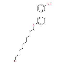 ChemSpider 2D Image | 3'-[(10-Bromodecyl)oxy]-3-biphenylol | C22H29BrO2