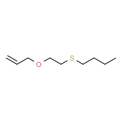ChemSpider 2D Image | 1-{[2-(Allyloxy)ethyl]sulfanyl}butane | C9H18OS