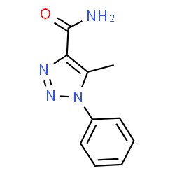 ChemSpider 2D Image | 5-Methyl-1-phenyl-1H-1,2,3-triazole-4-carboxamide | C10H10N4O