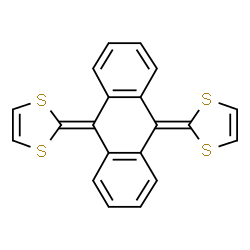 ChemSpider 2D Image | 2,2'-(9,10-Anthracenediylidene)bis(1,3-dithiole) | C20H12S4