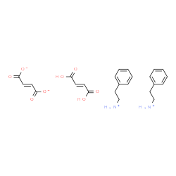 ChemSpider 2D Image | phenylethylammonium fumarate-fumaric acid | C24H30N2O8