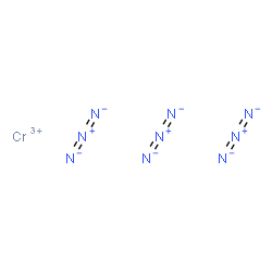 ChemSpider 2D Image | chromium(iii) azide | CrN9