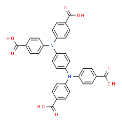 ChemSpider 2D Image | 4,4',4'',4'''-(1,4-Phenylenedinitrilo)tetrabenzoic acid | C34H24N2O8