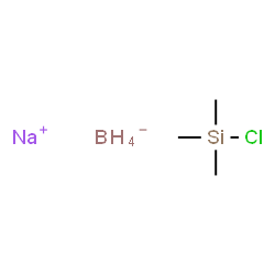 ChemSpider 2D Image | sodium borohydride-trimethylsilyl chloride | C3H13BClNaSi