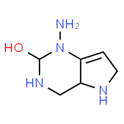ChemSpider 2D Image | aminohexahydropyrrolopyrimidinol | C6H12N4O