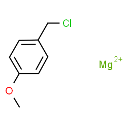 ChemSpider 2D Image | p-methoxybenzyl magnesium chloride | C8H9ClMgO