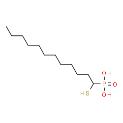 ChemSpider 2D Image | mercaptododecylphosphonic acid | C12H27O3PS