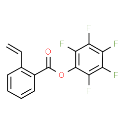 ChemSpider 2D Image | Pentafluorophenyl vinylbenzoate | C15H7F5O2